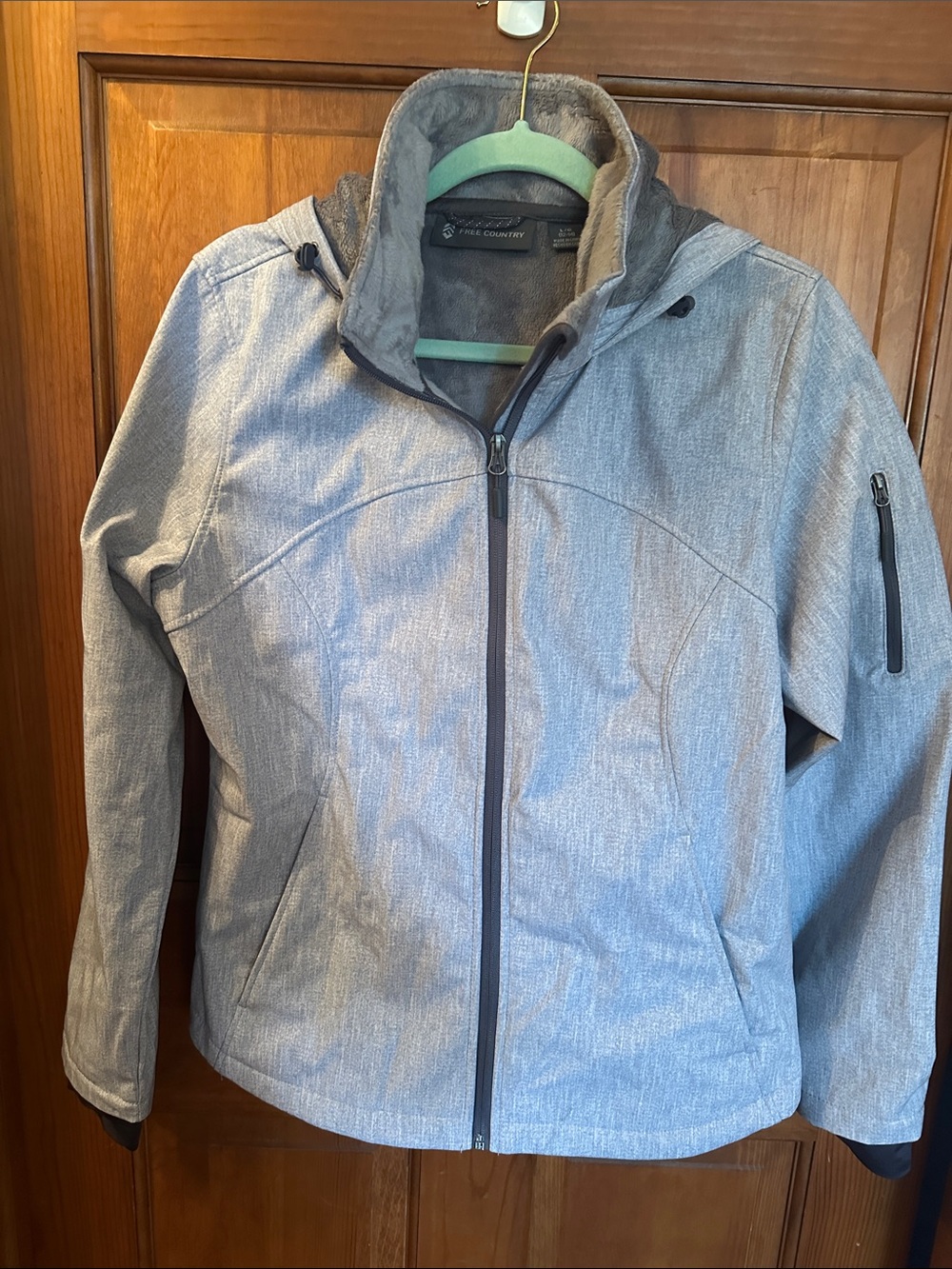 Free Country Women's Heather Gray Utility Softshell Jacket
